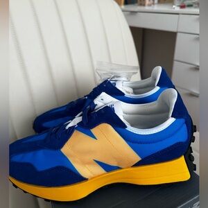 New Balance 327 Blue Orange- Men’s 9.5